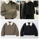 정든세탁소 | 퀼팅 재킷 코코아 블랙 착용샷 착샷 85 사이즈 S 후기 겨울 예쁜 귀여운 양털 카라 자켓 아우터 물세탁...