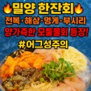 밀양횟집 밀양맛집 한잔회 방문기 싱싱한 모듬물회 리얼후기 먹방