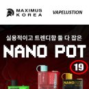 (주)막시무스코리아 | [막시무스 코리아 업체지원] VAPELUSTION HANNYA NANO POT 사용후 소감