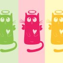 핑크애견 이미지