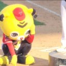 [KBO] 마스코트 눈알 던져버리는 야구선수 이미지