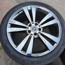 19인치 벤츠 S400 S500 W221 블랙크롬 휠타이어 한대분 80만원 이미지