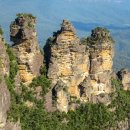 호주의 대표적 절경 Blue Mountain을 가다 - 세자매봉 등 기암봉과 깎아지른 절벽 장관 이미지