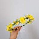 제이플로니쳐플라워 | 셀프웨딩촬영에 사용될 실크플라워 조화부케 부토니어 화관셋트입니다