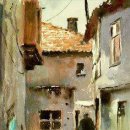 풍경수채화 이미지