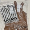 오버롤 | 캉골키즈베이비 스트라이프 모크넥 티셔츠,우븐 오버롤 후기