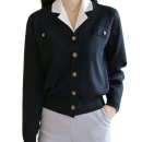 <b>스타일온미</b>(styleonme) 쥬비드 쥬얼리버튼 브이넥 니트 가디건 D227573479