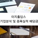 주식회사 이지홀딩스 | 이지홀딩스 기업분석 및 종목 실적과 배당금