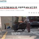 노인 '빈곤율' OECD 1위!, 노인 '자살율'도 1위!! 이미지