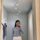 FYEO_포유온 한남 쇼룸 리엘 린넨 니트 가디건, 리아 플로랄 퍼프 블라우스 후기