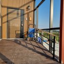 (주)데크 | 당진판넬 징크판넬 주출입구 제작과 지붕 시공 데크 난간 시공 후기