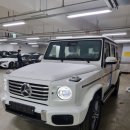 벤츠 G 450d 출고 후기 화이트+브라운시트 조합으로 빠른 인도 성공!