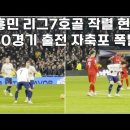 [현장직캠] 손흥민 리그 7호골 작렬 현장! 300경기 출전 자축포! 이미지