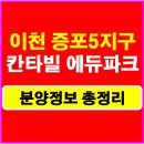 증포3지구 제2공원 | 이천 증포5지구 칸타빌 에듀파크 분양 청약 정보 총정리