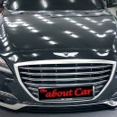 포항유리막코팅-The about Car!포항점-제네시스G80(2016년식-티타늄블랙)-수성광택(골드급)+유리막코팅(사일렉스2%)+유리창발수코팅 이미지