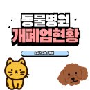 이지웰 동물병원(산업동물 출장진료전문동물병원) | [24년 5월 3주차] 동물병원 개폐업 현황