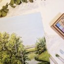 오일파스텔로 그리는 풍경화 | 힐링취미,오일파스텔로 그리는 초록풍경화