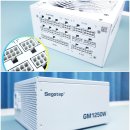 화이트 컴퓨터 파워 서플라이 추천 세고텝 GM1250W 80PLUS 골드 풀모듈러 ATX3.1