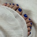 오늘 | 대전 봉명동네일,'설브네일'패디 후기! 짧은발톱도 예쁜 딥블루로 완벽 변신!