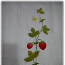 야생화 자수 이미지