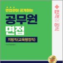 면접관이 공개하는 지방직 공무원(교육행정직) 면접 합격의 공식, SD 적성검사연구소, 시대고시기획 이미지