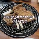마포돼지갈비거리 | 역촌동/역촌역 맛집 마포옛날수제돼지갈비 후기 (주차장 정보)