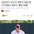 프로야구 선수가 격투기 대회 참가? SSG 내야수 '황당 퇴출' 이미지