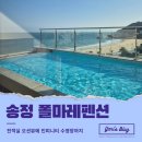[내돈내산]부산 송정 펜션 추천 온수 수영장이 있는 뷰 맛집 폴마레 펜션