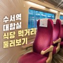 수서역 SRT 간식 먹거리 지하 1층 대합실 식당 카페 둘러보기