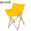 스노우피크 테이크체어 옐로우 LV-080YL / Snow Peak Take Chair LV-080YL / 캠핑의자 캠핑체어 일본캠핑용품 이미지