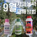 도통농약농자재마트 | 9월 사과농약 및 사과 병해충 재배관리방법