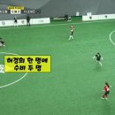 골때리는 그녀들) 나미춘 윤태진 축구 플레이 모음. gif 이미지