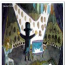 나무 밑 고양이 이미지