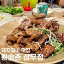 광주 상무지구 돼지갈비맛집 황솔촌 상무점 외식 모임 회식 추천 주차정보 내부 메뉴 후기