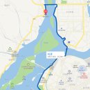 북한강 자전거도로 공중화장실 이미지