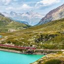 호수와 바다 이미지