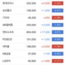 대한민국 주식 코스피 시가총액 순위 (외인 투매로 인한 주가지수 폭포수 구경, 시총 5위권내 재진입을 노리는 현대차) 이미지