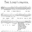 주기도문송 영어 악보 가사 해석 The Lord's Prayer (주기도문) 이미지