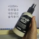 용슈퍼 | 러쉬 슈퍼밀크 프라이머 향 냄새 솔직 후기 및 사용법 '머릿결 부들부들면 된 썰 푼다'