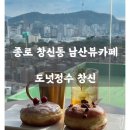 창신베스트 | 📍 종로 창신동 카페 ㅣ 도넛정수 창신 - 창신동 절벽골목 남산뷰카페에서 즐긴 메이플크림도넛