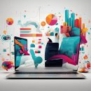 스마트폰과 SNS 마케팅 이미지