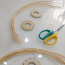 라탄 갓 LED무드등 만들기 이미지