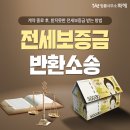 [민사] 전세보증금 돌려주지 않을 때 대응방법 이미지