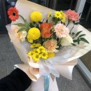 비타민플라워 | [송파역 꽃집]헬리오플라워바이수 방문 후기: 꽃다발 S사이즈