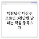 액침냉각 대장주, 모르면 3천만원 날리는 핵심 종목 3개