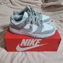 나이키 덩크 로우 넥스트 네이처 여성 운동화 (화이트 라이트 스모크 그레이) 후기 Nike Dunk Low Next...
