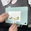 압화공예 | 도토리 압화공예 수업후기, 꽃잎으로 완성하는 감성 카드 &amp; 조명 만들기