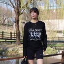 챠밍핏아트클럽 | 롱슬리브티셔츠 추천 클래씨클럽 키오프 나띠 긴팔티 후기 | 프린트티셔츠 여자봄코디