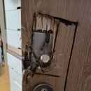 세븐일레븐 인천가정호반점 | 청라 호반베르디움3차 아파트 열쇠키가 없는 안방문 모티스락손잡이 교체