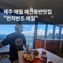 먼치버거 | 제주 애월 애견동반맛집 먼치번즈 애월 | 오션뷰 수제버거 맛집 추천 후기